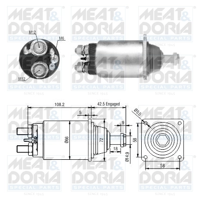 Solenoid Switch, starter